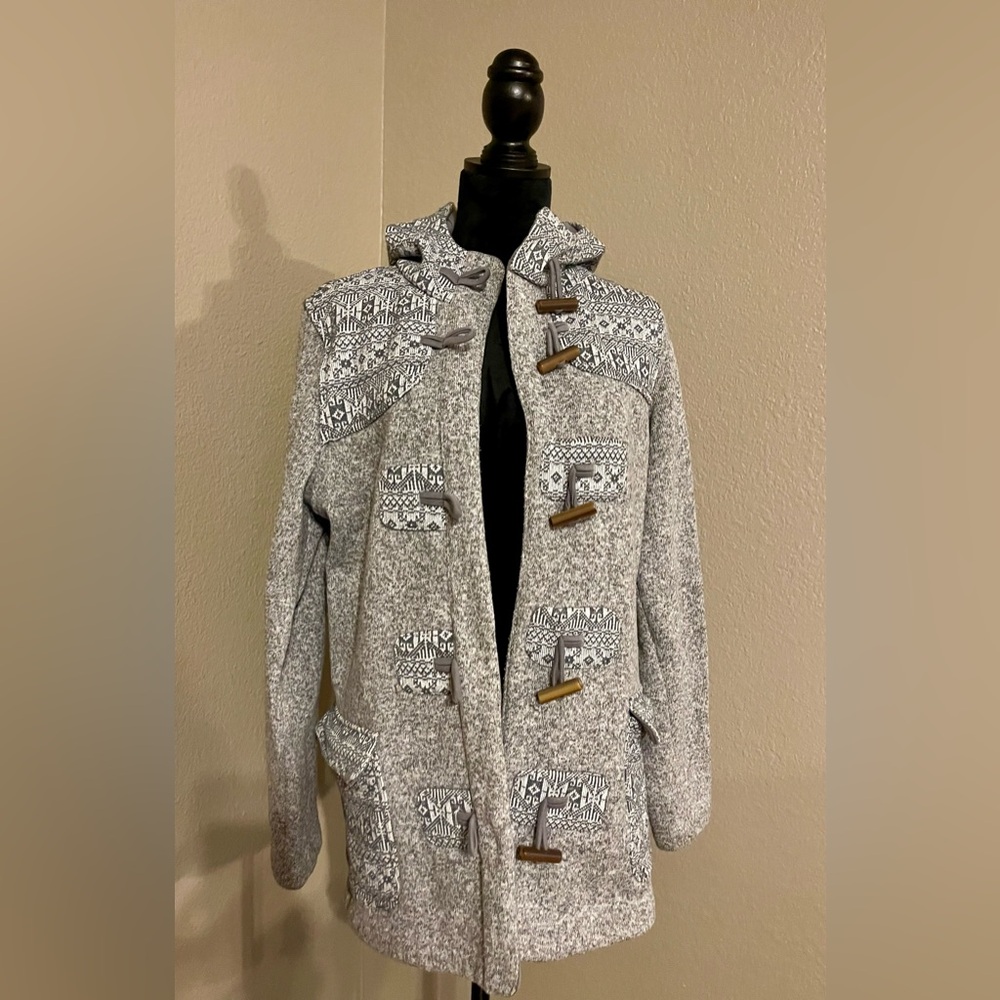 Patagonia Gray Patterned Toggle Jacket - image 5